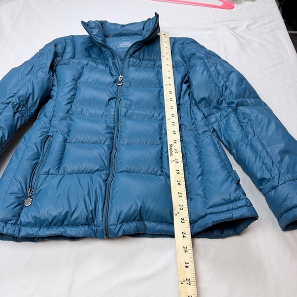 Calvin Klein Women's Teal Puffer 90% down Coat - Picture 3 of 11